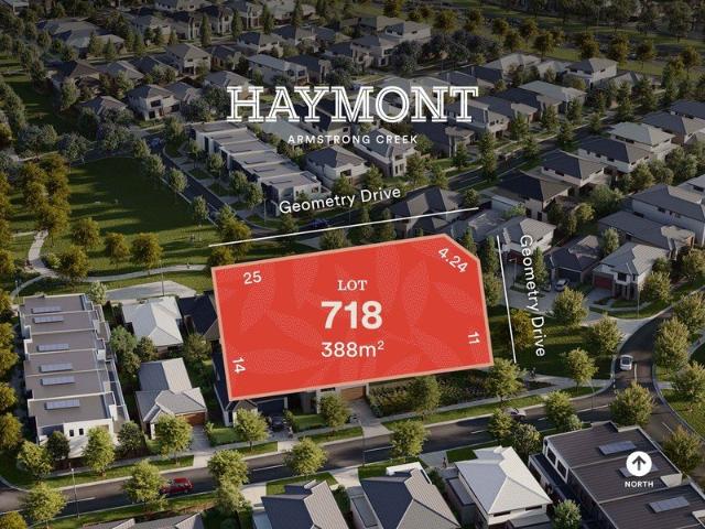 Now Selling from $342,500* Lot 718 at Haymont