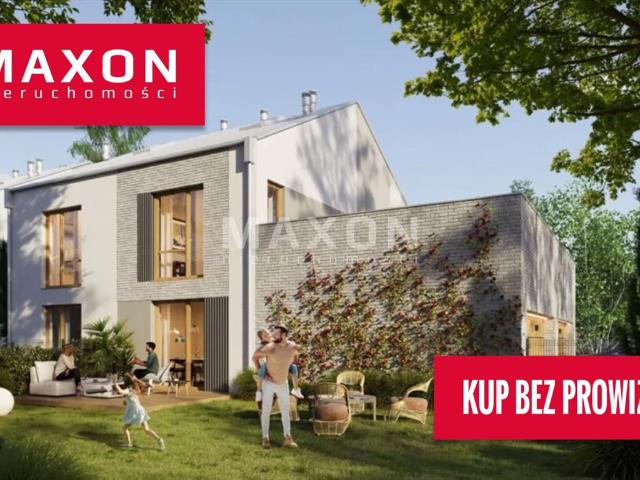 Nowa Wola nowoczesny segment 85,73 m² z ogrodem i garażem