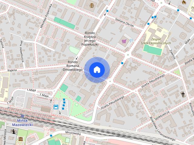 Nowe mieszkanie 42m2 Mińsk Mazowiecki przy PKP