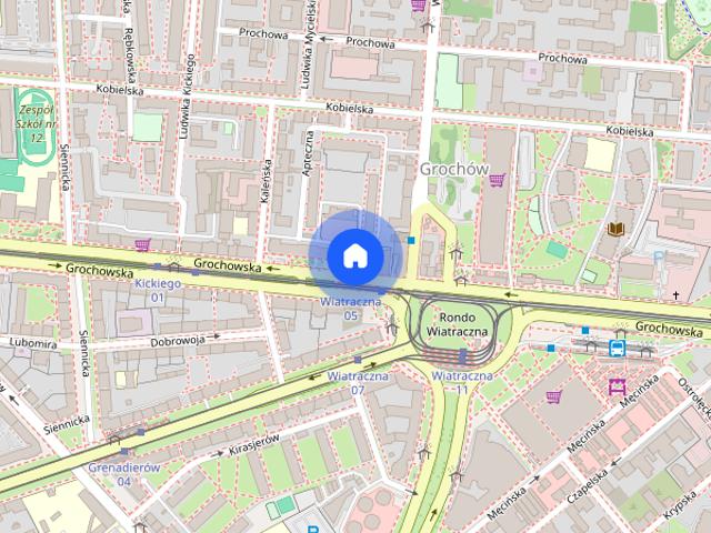 Nowe mieszkanie na wynajem Warszawa ul. Grochowska