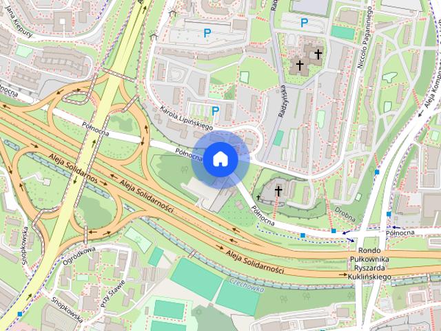 Nowe Centrum Północna Pączka przy UM Parking Rent