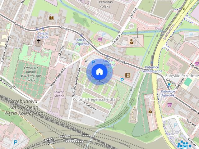 Nowe dwupokojowe mieszkanie Centrum ul.Narutowicz