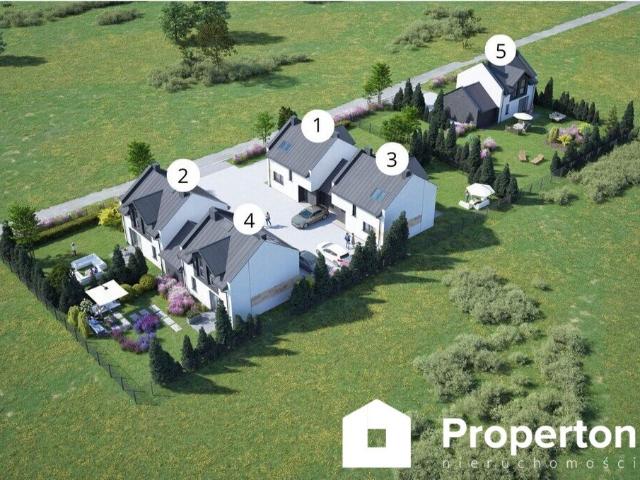 Nowe domy Sasanka z garażem, 101 m2, Płock
