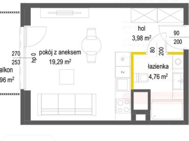 Nowe 29 m2 z oddzielną kuchnią, bez PCC!