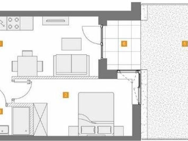 Nowe 2 pokojowe mieszkanie z ogródkiem lub balkonem