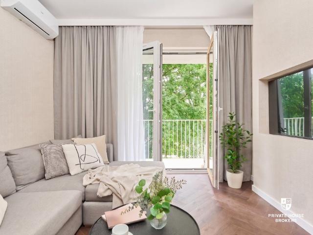 Nowe 2 pokojowe mieszkanie z balkonem i klimatyzacją