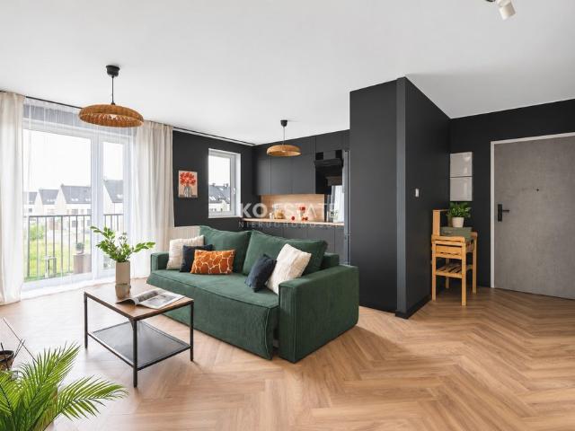 Nowe 2 pokojowe mieszkanie z dużym balkonem 46,87 m²