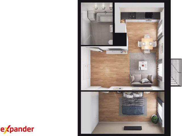 Sprzedam nowe 2 pokojowe mieszkanie 43 m² na Naramowicach