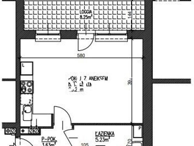 Nowe 31,32 m² mieszkanie z dużym balkonem Węglin Południowy