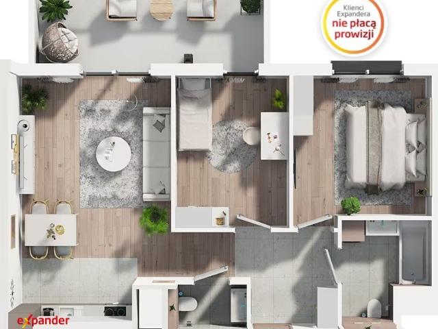 Zapraszam do nowoczesnego 3 pokojowego mieszkania z balkonem w Poznaniu