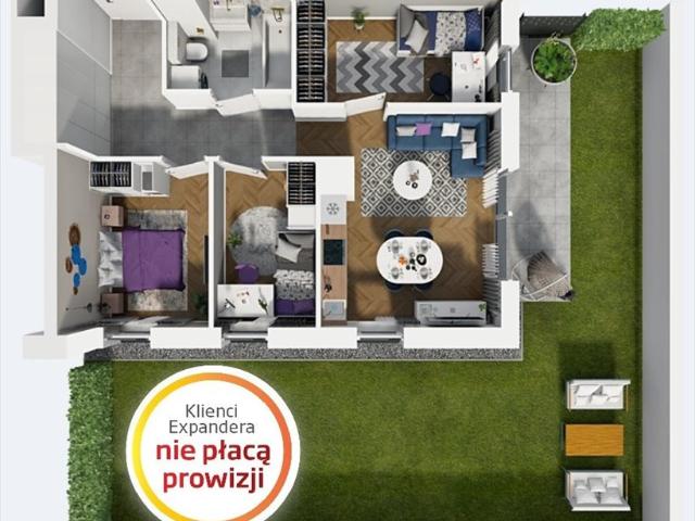 Nowe 4 pokojowe mieszkanie z ogródkiem w centrum Łodzi