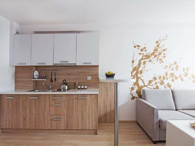 Nowoczesny mikroapartament 26 m² z tarasem i klimatyzacją