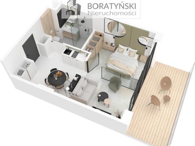 Nowoczesny apartament 2 pok. z balkonem w Ustroniu Morskim polecam