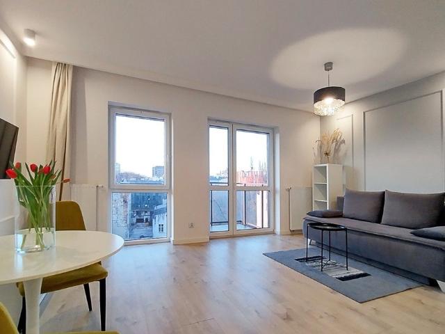 Nowoczesny apartament 32,05 m² w centrum Łodzi pełne umeblowanie
