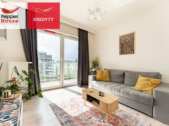 Nowoczesny apartament 37,5 m² z balkonem i widokiem