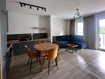 Nowoczesny apartament 42 m² z garażem i balkonem