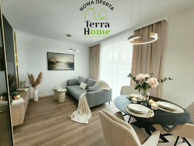 Nowoczesny apartament 54 m2 z dużym tarasem i pełnym wyposażeniem