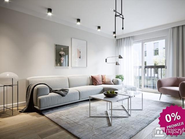 Nowoczesny apartament 82m2 z 2 balkonami, Fibaro, bezpieczeństwo