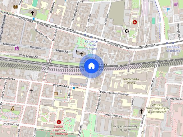 Nowoczesny Apartament NOHO, 2 pokoje, garaż podziemny BEZ PROWIZJI. Nadgórników