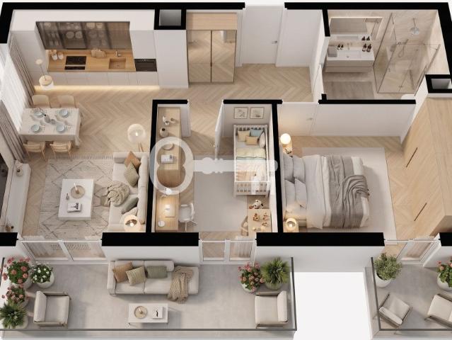 Nowoczesny apartament z tarasem 13 m2 w Katowicach polecam