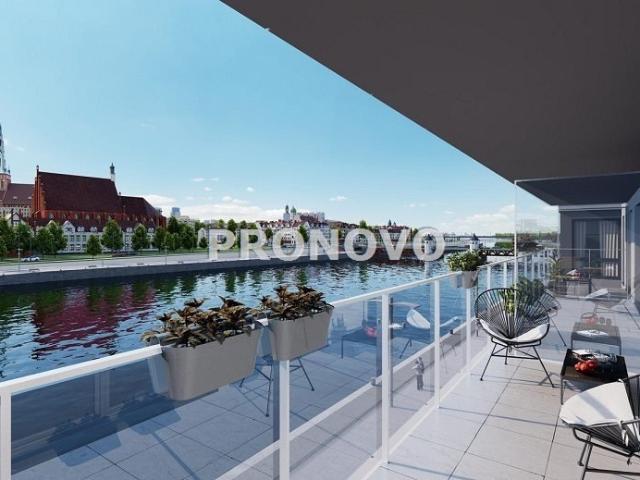 Nowoczesny apartament z widokiem na marinę i Zamek Książąt