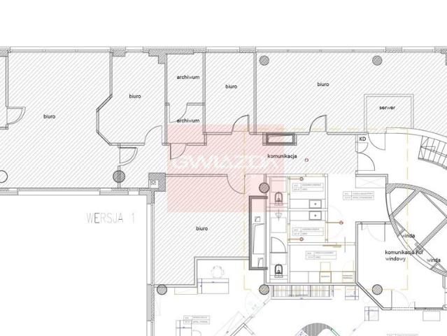 Nowoczesny biuro na Mokotowie, 210 m², klimatyzacja