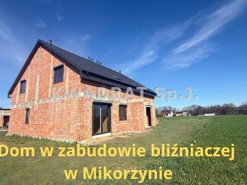 Nowoczesny bliźniak w budowie, 123 m², ogród, szybki dojazd