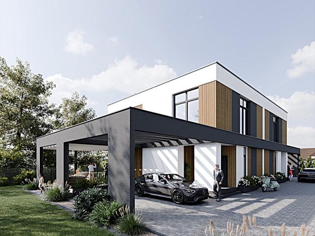 Nowoczesny bliźniak z ogrodem 240m² w Warszawie