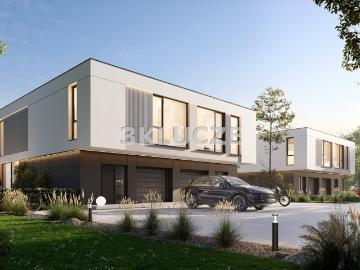 Nowoczesny bliźniak 175 m2 z garażem i ogródkiem