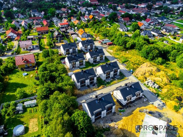 Nowoczesny bliźniak 176 m2 z garażem i ogródkiem