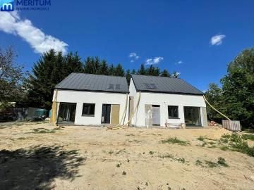 Nowoczesny bliźniak 102 m2 z dużą działką i ogrzewaniem podłogowym