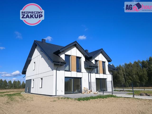 Nowoczesny bliźniak 109 m² z 4 sypialniami, pompa ciepła