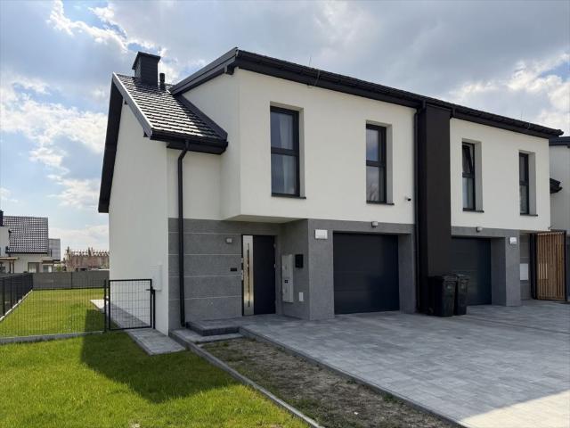 Polecam nowoczesny bliźniak 114 m² z garażem i dużą działką