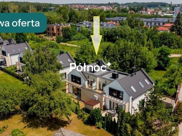 Nowoczesny bliźniak 119 m² z garażem i ogrodem