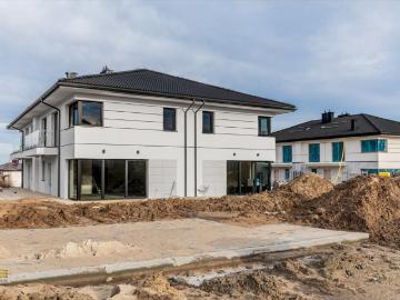 Nowoczesny bliźniak 119m² z własną działką i garażem