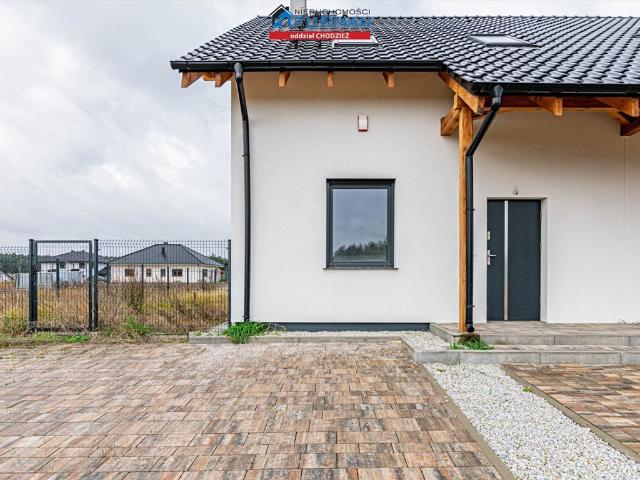 Nowoczesny bliźniak 120 m² 2025 z ogródkiem i 2 miejscami