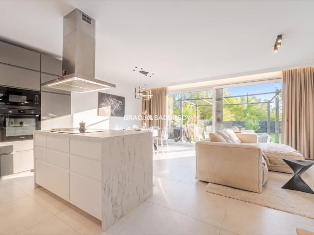 Nowoczesny bliźniak 124 m² z ogrodem i garażem