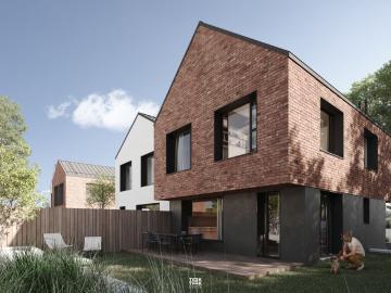 Nowoczesny bliźniak 125 m2 z ogrodem i klimatyzacją