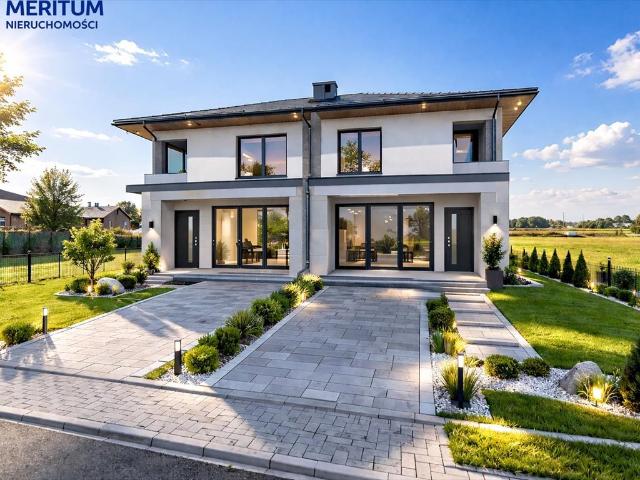 Do sprzedania nowoczesny bliźniak 133 m² z dużą działką