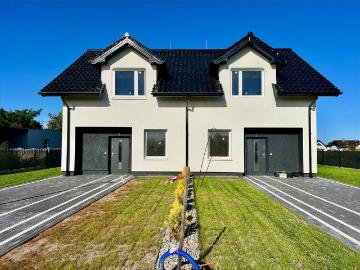 Nowoczesny bliźniak 130 m2 z ogrodem i pompą ciepła