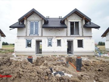 Nowoczesny bliźniak 4 pokoje z ogrzewaniem podłogowym