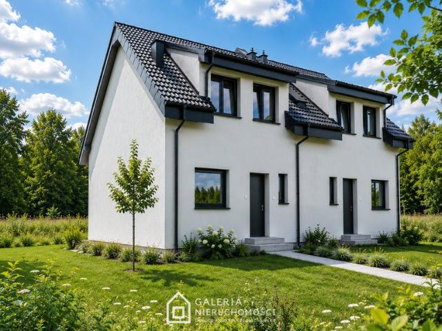 Nowoczesny bliźniak 86 m² w Mnichowie spokojna okolica
