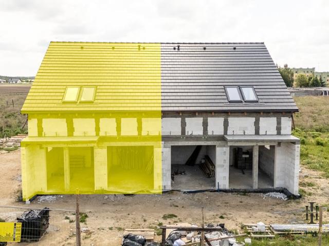 Nowoczesny bliźniak 97,57 m2 z ogrodem i garażem
