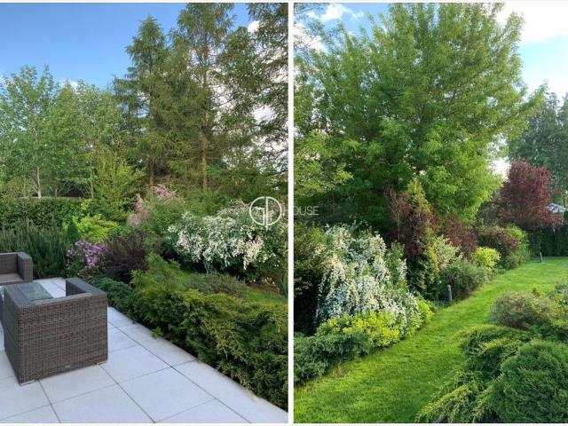 Nowoczesny dom 450 m² z ogrodem i sauną w Wilanowie