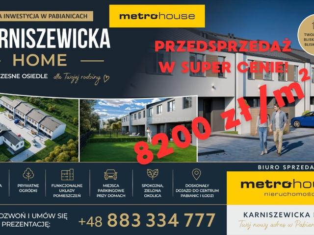 Nowoczesny dom 78,91 m² w Pabianicach, stan deweloperski polecam!