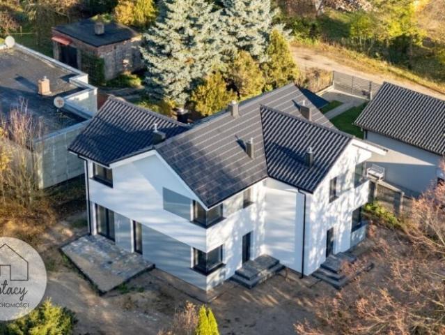 Nowoczesny dom 82 m² z tarasem widok na południowy zachód