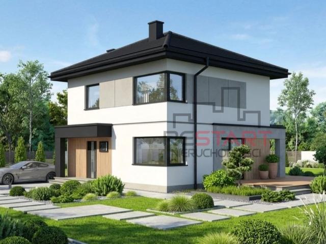 Nowoczesny dom 97m² w stanie deweloperskim, 723m² działki