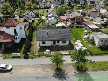 Nowoczesny dom 99,5 m2 z ogrzewaniem podłogowym i lasem w tle