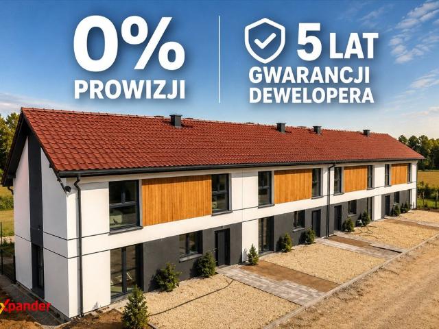 Nowoczesny dom 105 m² z ogrodem i parkingiem bez PCC