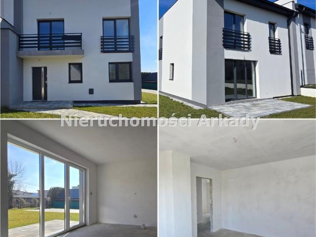 Nowoczesny dom 106 m² z płaskim dachem, ogrzewaniem podłogowym
